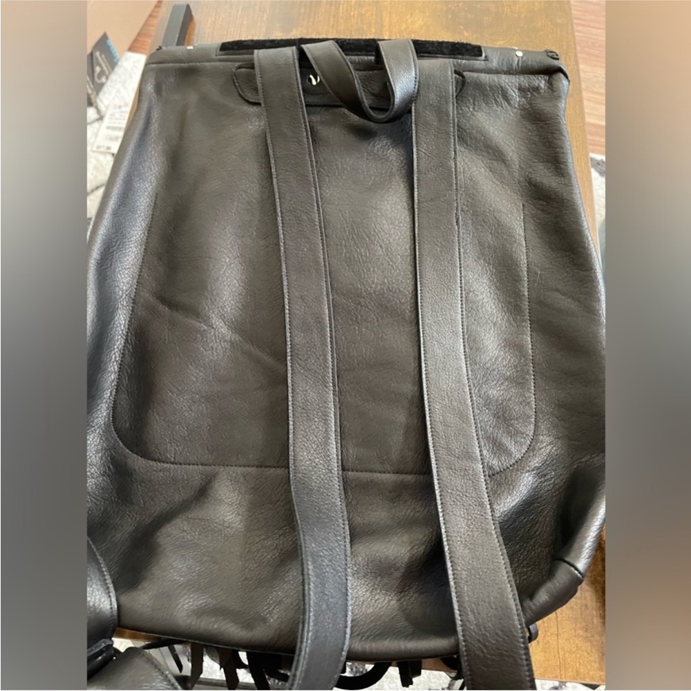 Black Fringe Backpack - image 5